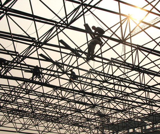 鸡西厂房网架安装